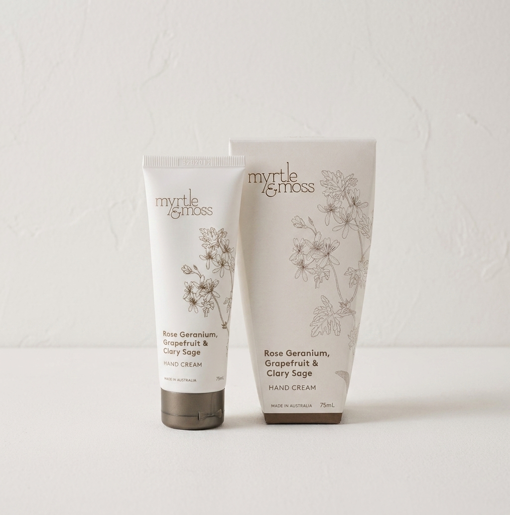 Myrtle Moss Hand Cream | Rose Geranium, Grapefruit & Clary Sage