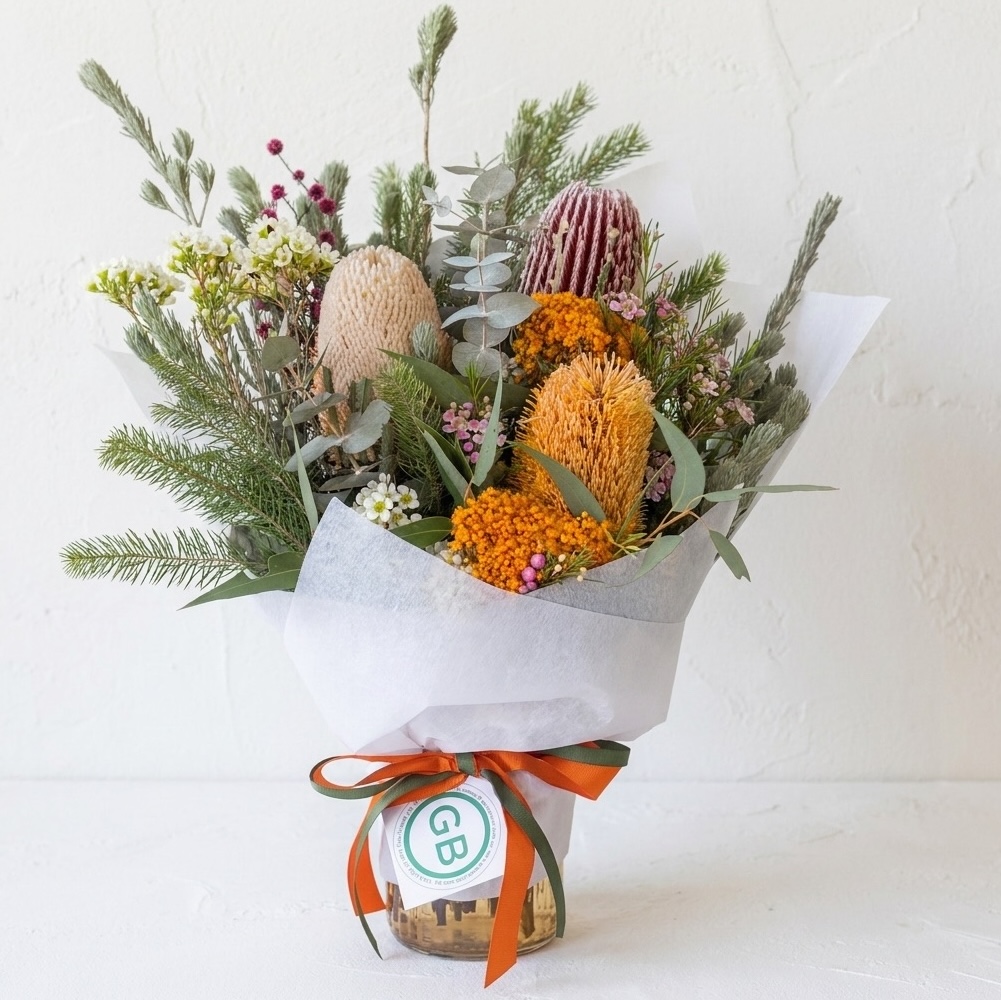 Wildflower Posy Jar | Same day flower delivery Perth | Flower Hamper Perth