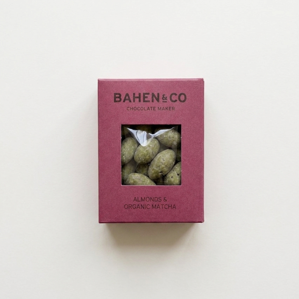 Bahen and Co Coated | Almonds and Organic Matcha