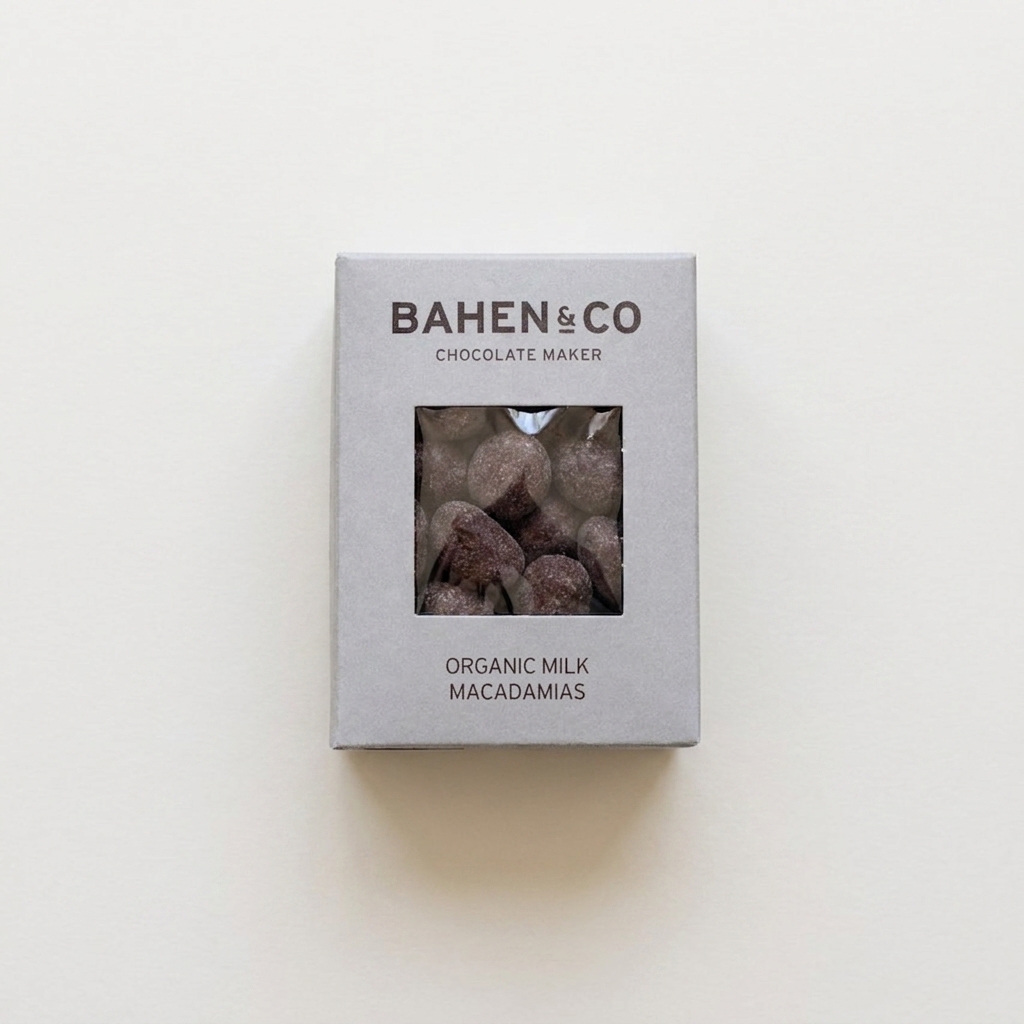 Bahen and Co Coated | Organic Milk Macadamias