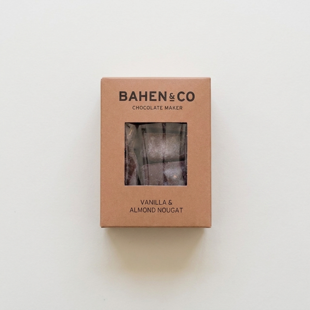 Bahen and Co Coated | Vanilla and Almond Nougat