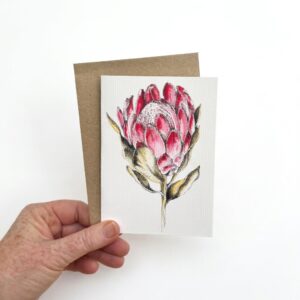 Greeting Card | Protea | Greeting Card in sealed envelope