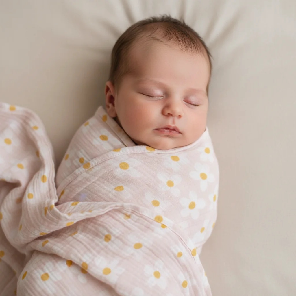 Alimrose Swaddle Large Daisy