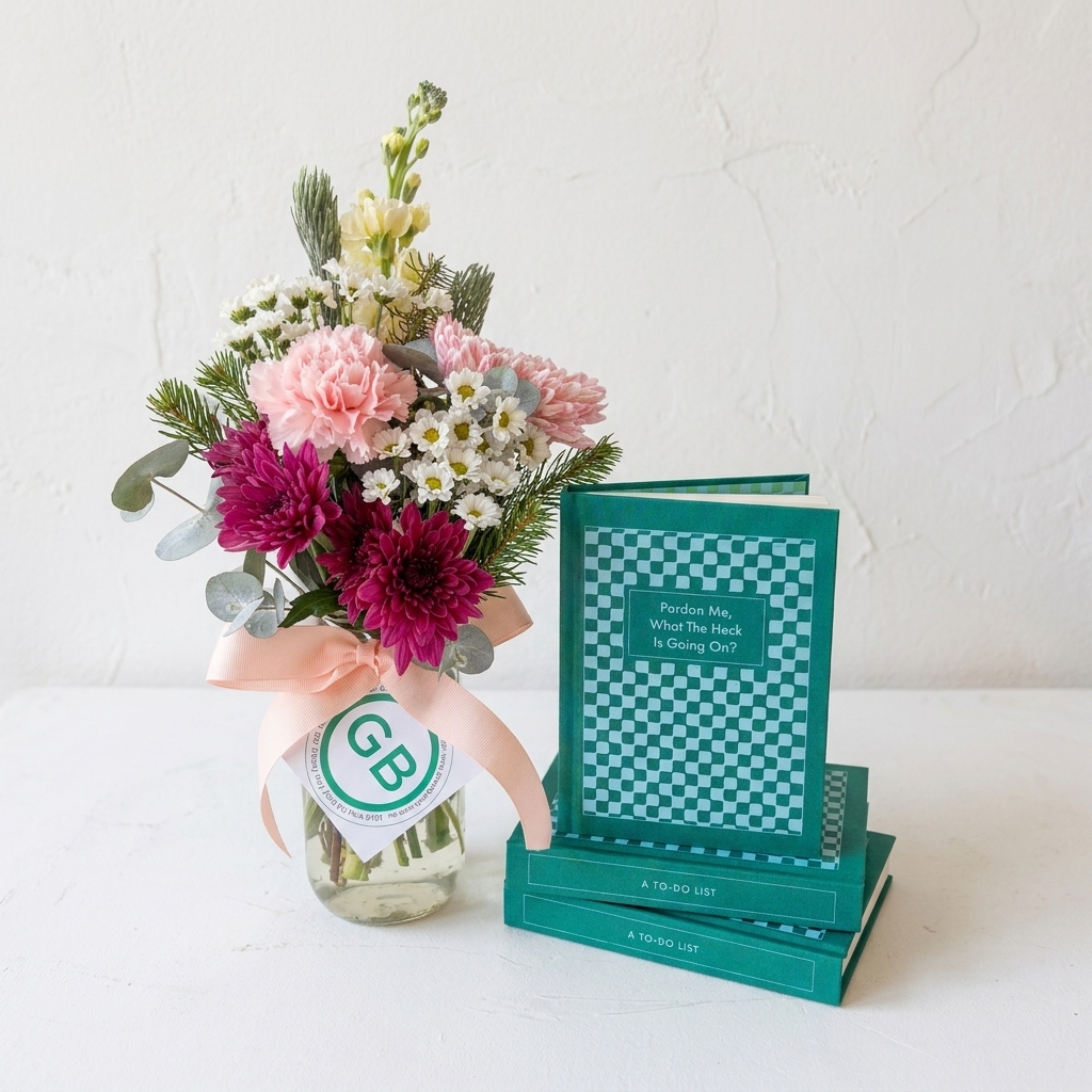 Back in Office | Petite Fresh Posy Jar & Notebook