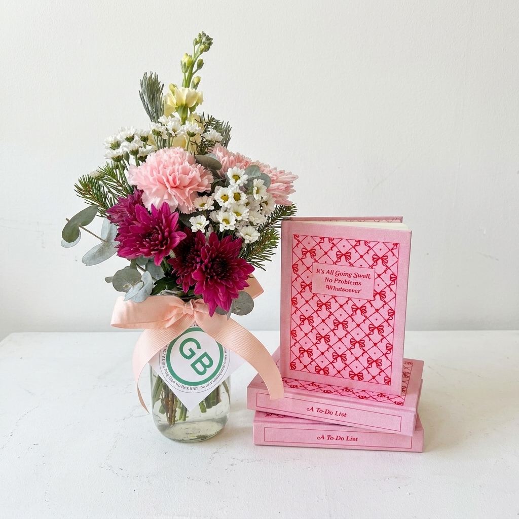 Back in Office | Fresh Posy Jar and Notebook It's All Going Swell Designworks 'To Do' Notebook