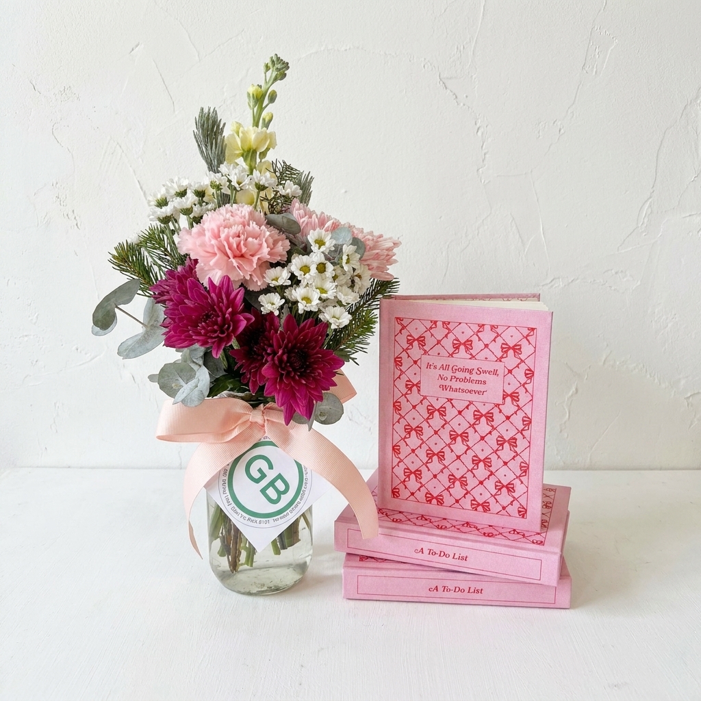 Back in Office | Fresh Posy Jar and Notebook It's All Going Swell Designworks 'To Do' Notebook