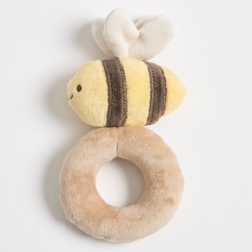 Jiggle & Giggle Plush Bee Rattle