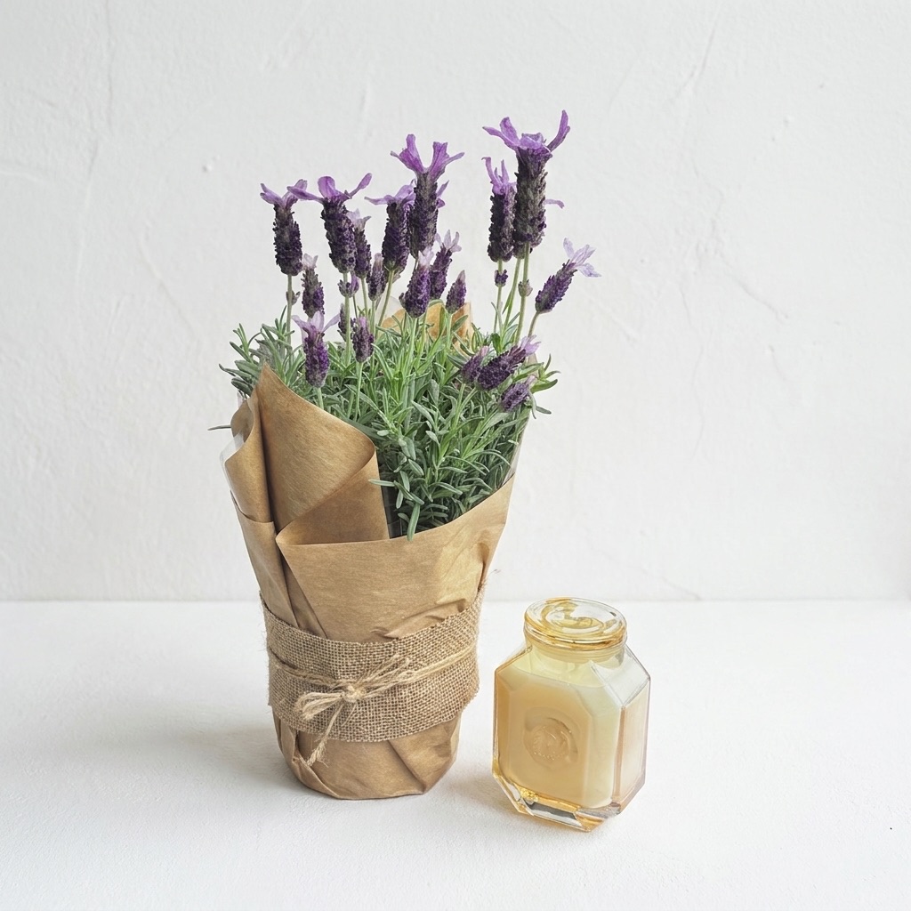Lavender & Paddy Wax Glass Candle | Paddy Wax Cotton & Teak Soy Wax Candle