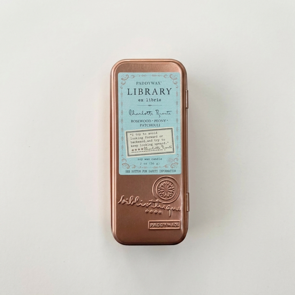 Paddy Wax 2oz Library Candle | Rosewood, Peony & Patchouli