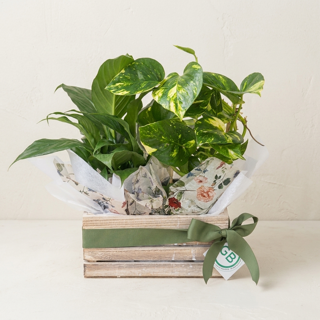 The Plant Hamper - Petite | Same Day Plant Hamper Delivery Perth | Corporate gifting