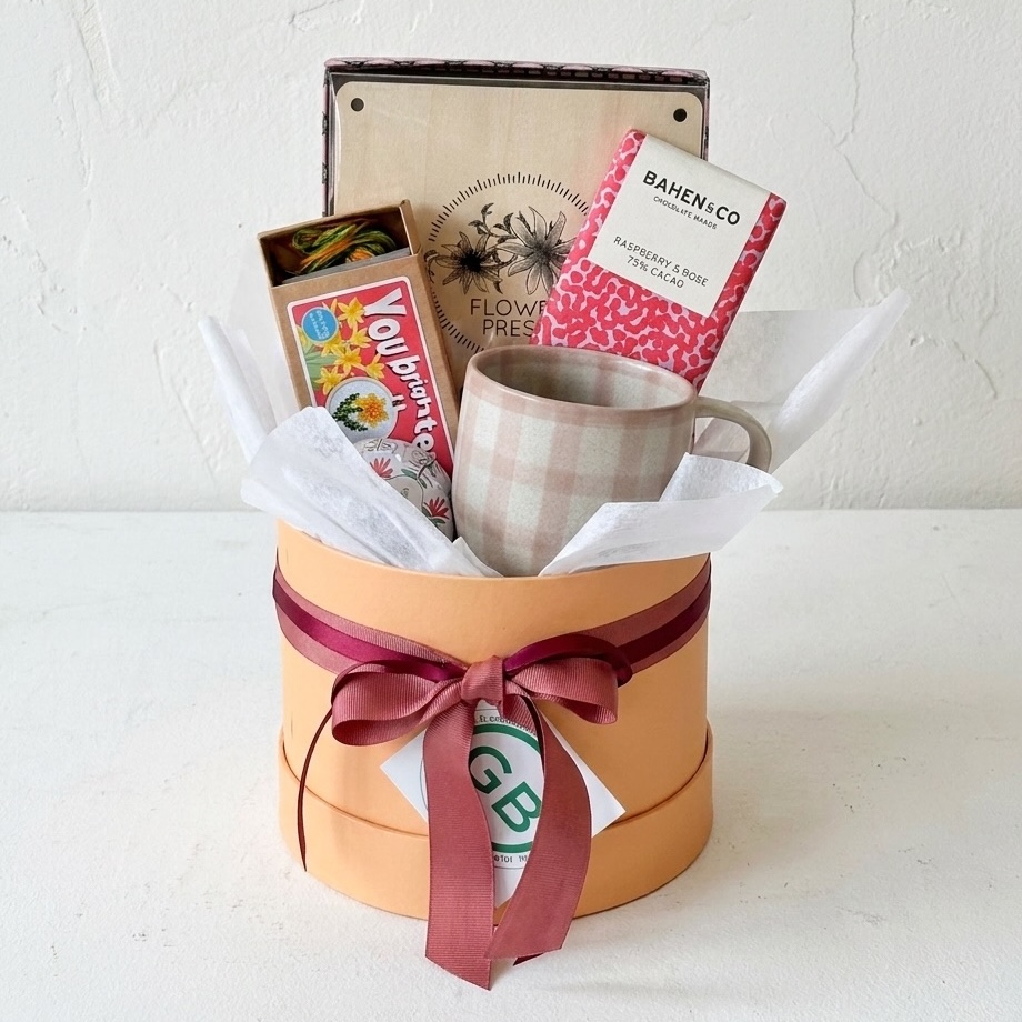 Crafty Creative Gift Set - Large | Cross Stitch Kit | Wooden Flower Press