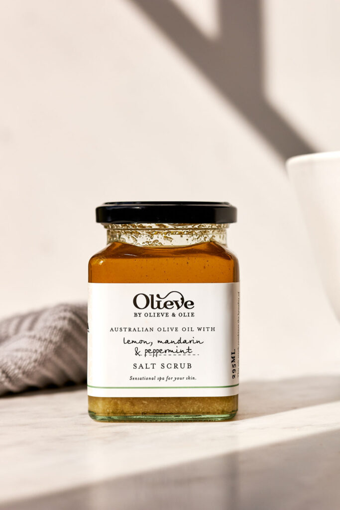 Olieve & Olie Salt Scrub Jar