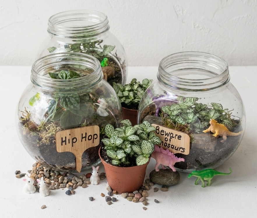 Kids Terrarium Workshop - Kids School Holiday Activity Perth
