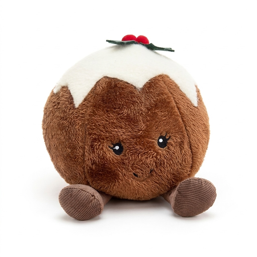 Christmas Pudding Plushie | Christmas Toy