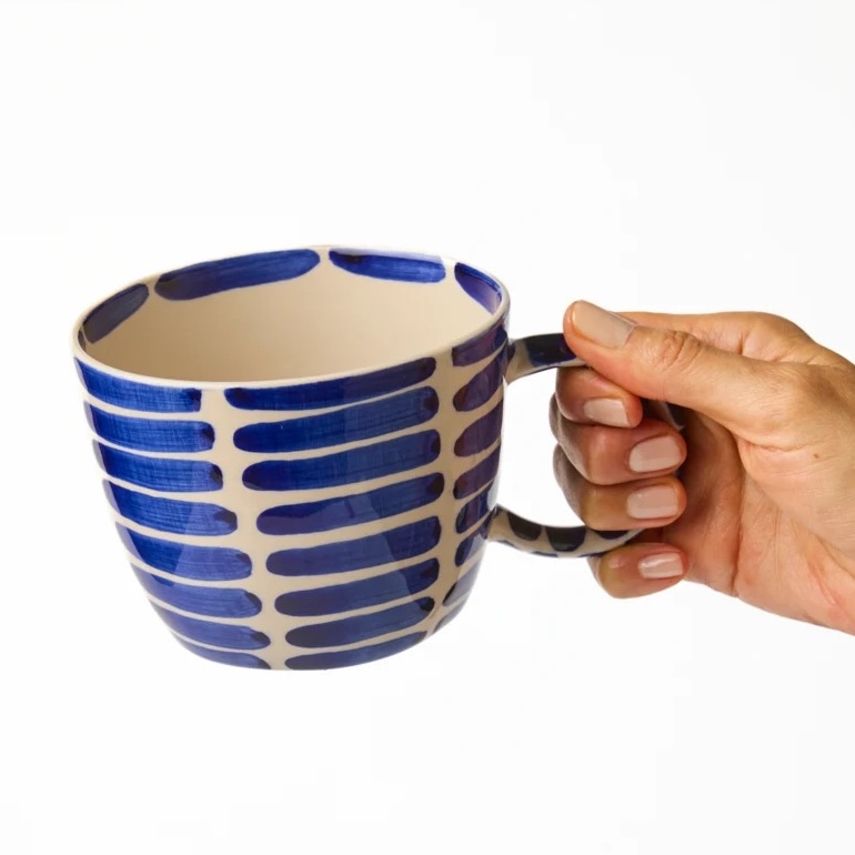 Chino Mug Boss Blue Stripe | Jones & Co