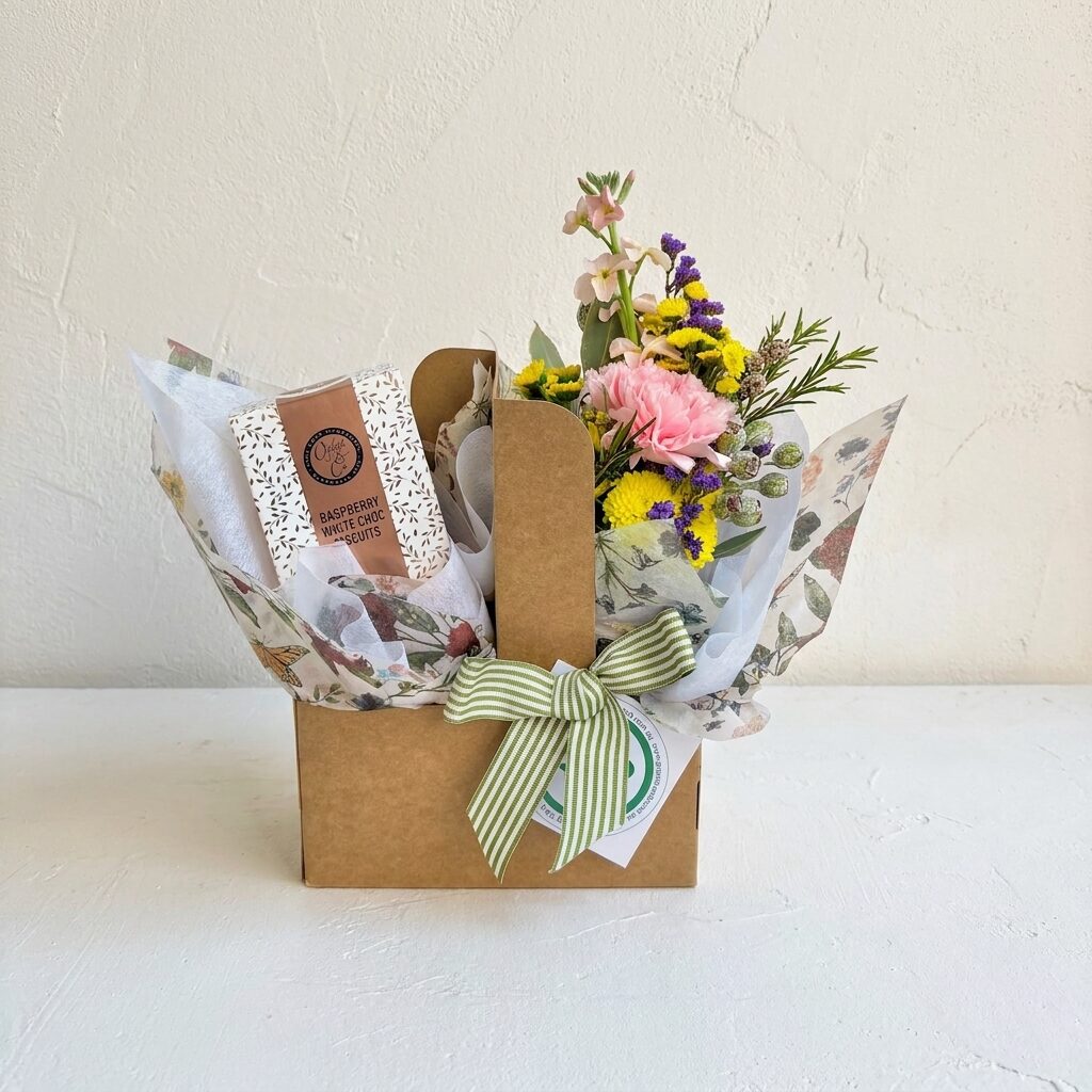 Petite Fresh Carrier Set | Cookies | Mini Hamper | Same day hamper delivery Perth