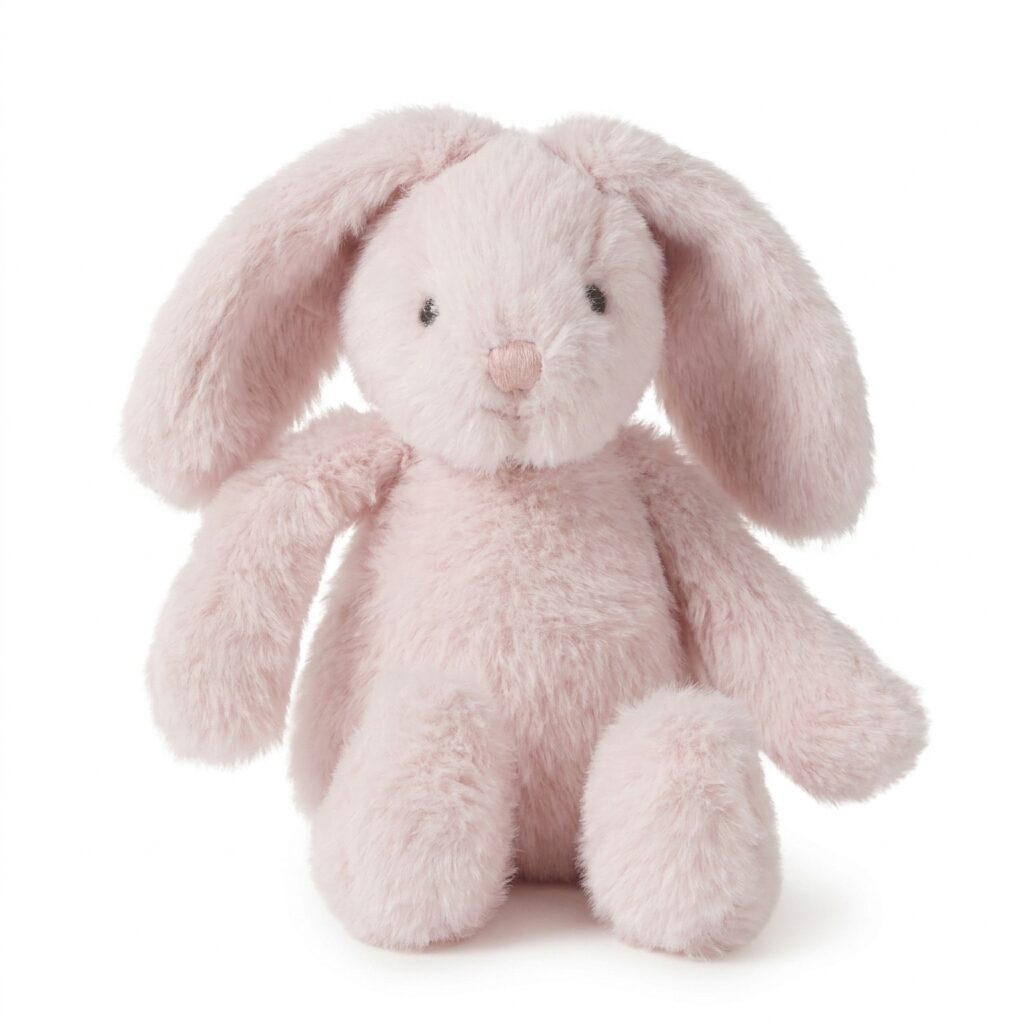 Jiggle & Giggle Baby Bunny Plushie Small - pink