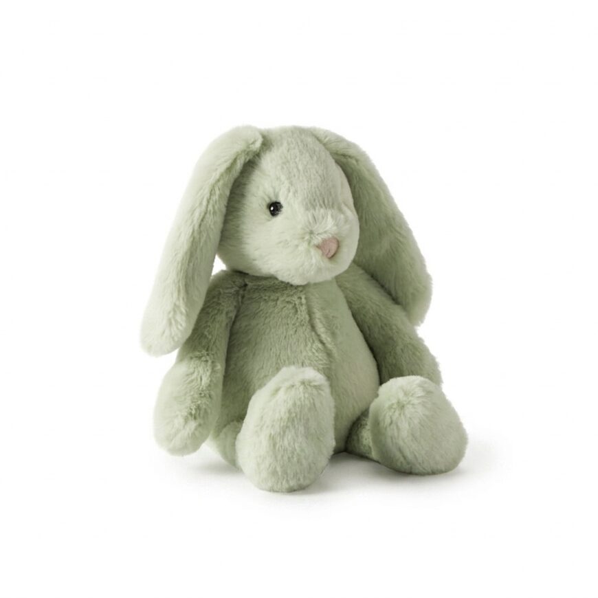 Jiggle & Giggle Baby Bunny Plushie Small - mint